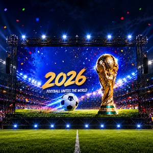 Écran LED DDW pour affichage 8K HDR10+, P3.91, extérieur, étanche, location, stade, zone des supporters, diffusion en direct, mur vidéo pour matchs - Product Image 1