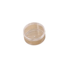 Transparent Round Plastic Jar With Screw Cap For Storage Home Use - Product Image 4