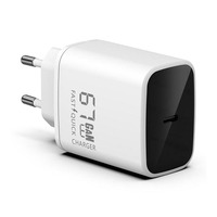 Chargeur USB C GaN 67W, bloc de charge rapide PD pliable, prise murale multi-protocoles Type-C pour ordinateur portable et téléphone OEM/ODM