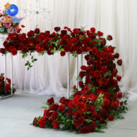 Chemin de Table à fleurs en soie pour mariage, LFB2099-3