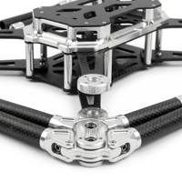 Service de composants pour drone de course FPV quadricoptère UAV : Châssis de drone en fibre de carbone sur mesure découpé CNC, bras pliable en aluminium, support de moteur