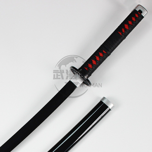 Tout en bois noir Anime <span class=keywords><strong>Tanjiro</strong></span> Arme Demon Slayer Cosplay Prop Toy Sword - Product Image 6