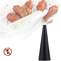 Ventilateur anti-insectes pour repas, outil anti-mouches, ventilateur anti-mouches pour dîner, éloigne les mouches et les insectes de votre nourriture, profitez de l'extérieur - Product Image 6