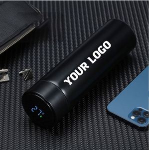 Bouteille d'eau intelligente avec affichage LED de la température, cadeau promotionnel pour événements professionnels, gourde en acier inoxydable, gobelet personnalisé - Product Image 1