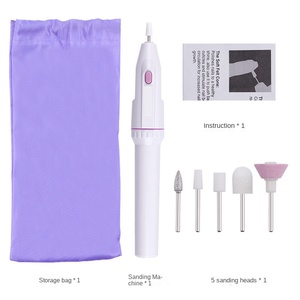 Suministro para Comercio Exterior Sune l Port Mini Lijadora de <span class=keywords><strong>Uñas</strong></span> Eléctrica Portátil Tipo Bolígrafo Simple 56g para Pulido y Taladrado - Product Image 6