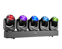 5-Kopf 60W Mini Moving Beam Bar Light mit voller RGBW LED-Scanfunktion und DMX512-Steuerung, Ra90 CRI für Bühnen- und Hochzeits-Live-Auftritte
