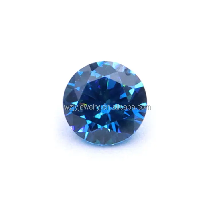 FREE SAMPLES Round Mixed Colors Gemstone Loose CZ Stones Cubic Zirconia for Jewelry Making