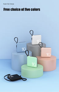 Chargeur portable <span class=keywords><strong>mini</strong></span> <span class=keywords><strong>2023</strong></span>, capsule de charge pour téléphone portable, batterie externe 10000 mAh avec câble intégré pour iPhone 14 13 12 <span class=keywords><strong>Samsung</strong></span> et Xiaomi - Product Image 6