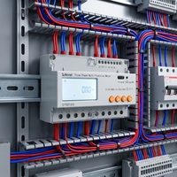 Compteur d'énergie triphasé AC Acrel DTSD1352-C pour onduleur solaire à exportation zéro sur rail DIN pour système de gestion de l'énergie des centres de données
