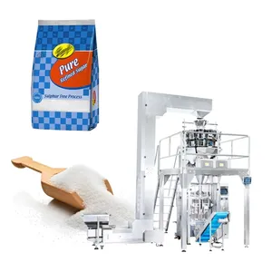 Automatic weighing Sugar cube rock candy multi head weigher Food grade packing machine