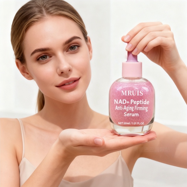 Wholesale 30ml NAD+ Peptide Anti-Aging Serum Korean SkinCare Collagen Hydrating Antioxidant Serum Firmness Wrinkles Radiant Glow