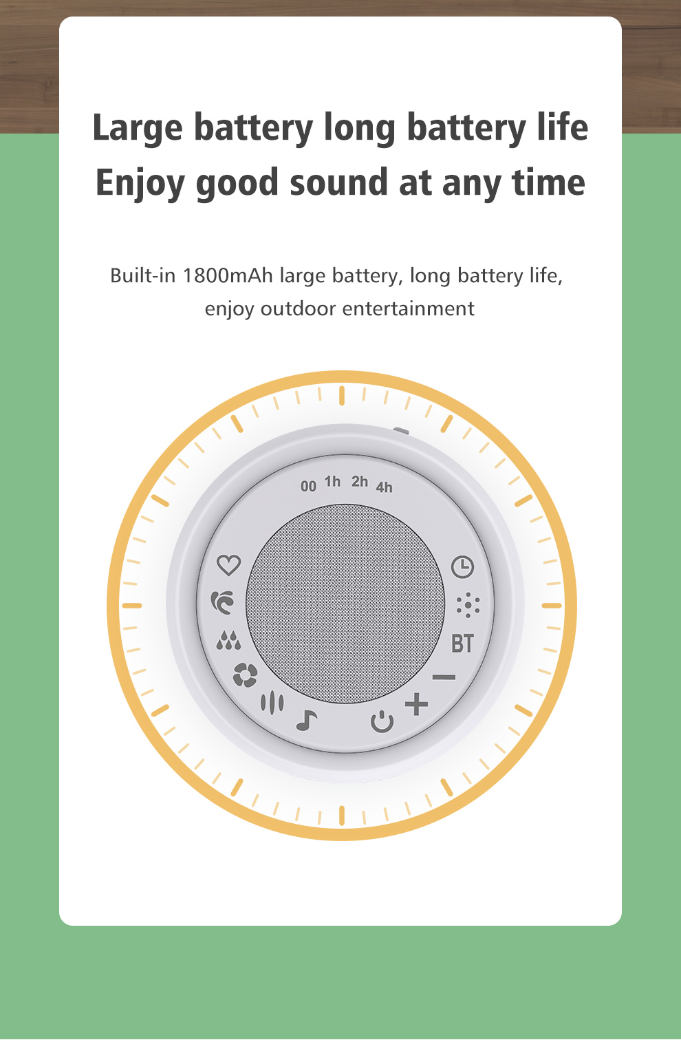 Cheap White Noise Sound Machine Speaker for baby Adult Sleeping with 24 smoothing sounds Zealot Z5