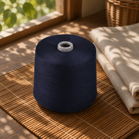 Fil de polyester 100% texturé mélangé teint, peigné, filé à l'anneau, écologique, cardé, pour tricot et tissage NE 16 2 20 2 32 2