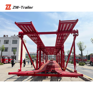 ZW Group Double Deck Auto Transporte Camión Remolque Car Carrier Semi Remolque Uzbekistán - Product Image 2