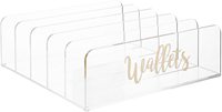 Usine personnalisée en gros comptoir transparent porte-monnaie placard de rangement organisateur et présentoir acrylique sac à main présentoir