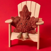 Poupée en peluche super douce Feuille d'érable exclusive au Canada avec rembourrage en coton PP – Cadeau d'automne mignon et réconfortant pour bébés