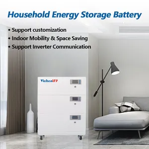 Lifepo4-Batería de repuesto para el hogar, estación de energía con batería de iones de litio apilable de 48V, 10Kwh, 15Kwh, 45Kwh