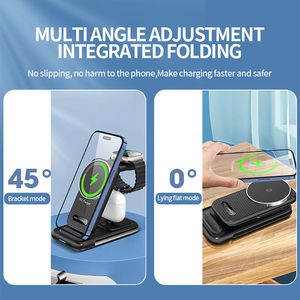 Mới 15W Nhanh Chóng Sạc Trạm 3 Trong 1 Sạc Không Dây Cho Người Bán Tốt Nhất Sản Phẩm 2025 Tại Mỹ Cho Iphone Samsung Đa Thiết Bị - Product Image 3