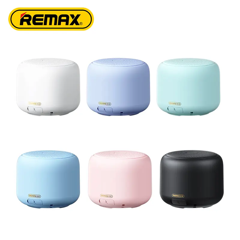 REMAX RB-M15 Bluetooth Bass Speaker Mendukung Kartu Tf Hi-fi Portabel Luar Ruangan Olahraga Loudspeaker Nirkabel Mini Kolom Pemutar Musik