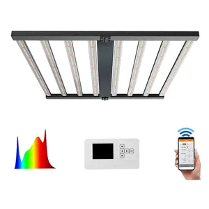 Lampu Led LED 8 Bar, Cahaya Tumbuh Bisa Disesuaikan Mm301h 8 Bar Spektrum Penuh Uv Ir 1000W Lipat Led Tumbuh