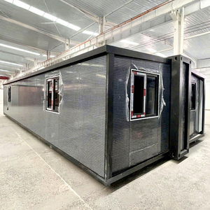 منزل حاويات فاخر جاهز للشحن قابل للتوسيع بـ <span class=keywords><strong>2</strong></span> أو 3 أو 4 أو 5 غرف نوم، منزل نمطي مسبق الصنع من الصلب الخفيف - Product Image 1