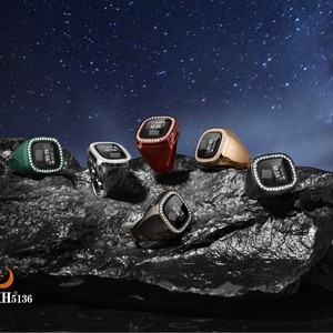 Anillo Inteligente SXH5136 con Pantalla OLED Táctil, Anillo de Aleación de Moda con Bisel de Diamantes - Product Image 4