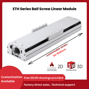Modul <span class=keywords><strong>Linear</strong></span> Penggerak Sekrup Bola Semi-Tertutup Presisi Tinggi Beban 150kg Meja Geser Robot Sumbu Tunggal Aktuator <span class=keywords><strong>Linear</strong></span> - Product Image 2