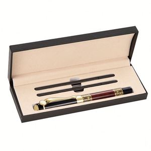 ปากกาลูกลื่นไม้ไผ่แบบคลาสสิก สำหรับใช้ในสำนักงานธุรกิจ ปรับแต่งสีหมึกได้ ใส่โลโก้ได้ เหมาะสำหรับโรงเรียน เครื่องเขียน ปากกาสำหรับโปรโมชั่น - Product Image 3