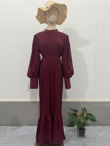 2025 donna elegante leggera stile maturo gonna lunga plissettata abito <span class=keywords><strong>da</strong></span> <span class=keywords><strong>giorno</strong></span> Casual per la primavera vestito <span class=keywords><strong>da</strong></span> donna - Product Image 5