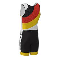 Costume d'aviron pour hommes Fabricant de tissu polyester spandex Impression par sublimation logo Sans manches Séchage rapide Costumes d'aviron d'équipe personnalisés