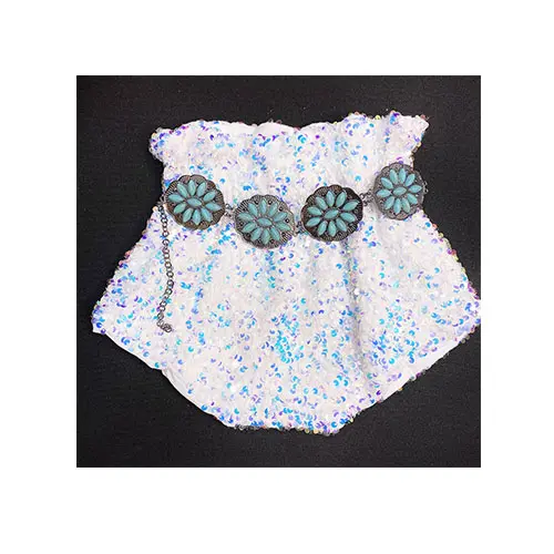 RTS Infant Western Cowgirls Turquoise Belts For Kids