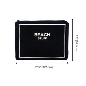 Qetesh Custom Logo Monogram Beach Pouch for Bathing Suits <strong>Sunscreen</strong> Storage Portable Practical Makeup <strong>Bag</strong> for Women - Product Image 2