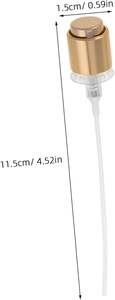 15mm 18mm 20mm Gold Silver Aluminium-Plastic Reusable Cosmetic Crimp <b>Spray</b> <b>Pump</b> Fine Mist Perfume Non Spill Bottles - Product Image 2