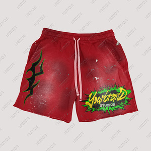 เสื้อฮู้ดผู้ชายผู้หญิงผ้าคอตตอนยืดได้ผ้าโพลีเอสเตอร์ฮิปฮอปทรงหลวมลำลองสีสเปรย์ออกแบบได้ตามต้องการ - Product Image 3