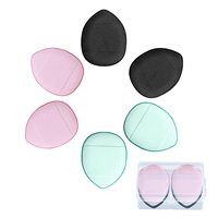 Mini houppette de maquillage douce sans latex, personnalisable, pour poudre de doigt