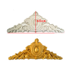 La mejor marca nueva de alta calidad 4 'de ancho Frontón de madera desgastada 5 pies moldura de estilo europeo - Product Image 3