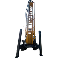 Foreuse hydraulique sur chenilles pour puits d'eau, machine de forage rotative diesel pour forages profonds de 500m, 600m, 700m, 800m