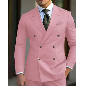 <span class=keywords><strong>Costume</strong></span> de cérémonie pour <span class=keywords><strong>homme</strong></span> à double boutonnage uni, vente chaude 2026, <span class=keywords><strong>costume</strong></span> de <span class=keywords><strong>mariage</strong></span> pour marié, <span class=keywords><strong>costume</strong></span> d'affaires pour <span class=keywords><strong>homme</strong></span>, 2 pièces - Product Image 5
