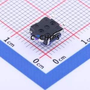 GT-TC126B-H052-L5 Tactile Switch SMD Switch Single Pole Single Throw Round Button 2.5N Vertical Mount - Product Image 2