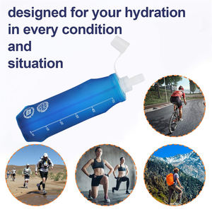 Bouteille d'eau pliable en gros, gourde souple en TPU, portable pour le sport, la randonnée, le camping et la course à pied - Product Image 4