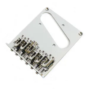 Ponte tremolo para guitarra elétrica, função dupla, 12 cordas, cromado, baixo, ponte para guitarra tl