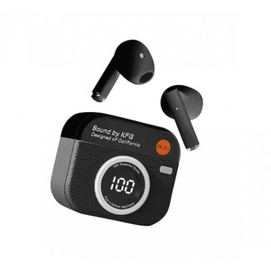 Audífonos Inalámbricos TWS Q86 con Forma de Cámara Vintage, Pantalla LED Digital de Energía, BT 6.0, <span class=keywords><strong>Auriculares</strong></span> Estéreo HiFi - Product Image 4