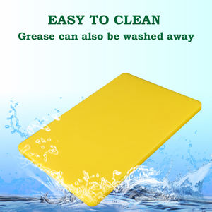 <span class=keywords><strong>Planche</strong></span> à découper rectangulaire professionnelle pliable en plastique rouge <span class=keywords><strong>avec</strong></span> réservoir de jus, surface non poreuse, non toxique, design multifonctionnel - Product Image 4