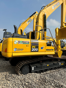 Excavadora Hidráulica Usada Komatsu PC200, en Condiciones de Funcionamiento Confiables, Máquina de Excavación Original de Japón para Movimiento de Tierras - Product Image 2