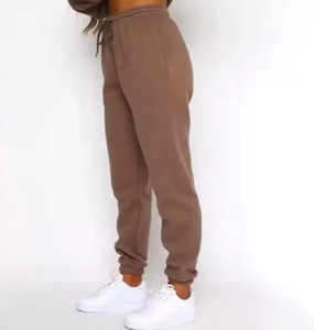 ชุดวอร์มกีฬาพิมพ์โลโก้ตามสั่ง ชุดออกกำลังกาย ผ้าฟลีซ ไซส์ใหญ่ เสื้อสเวตเชิ้ตและกางเกงขายาว ชุดจ็อกเกอร์ ชุดแทรคสูทสำหรับผู้หญิง - Product Image 3