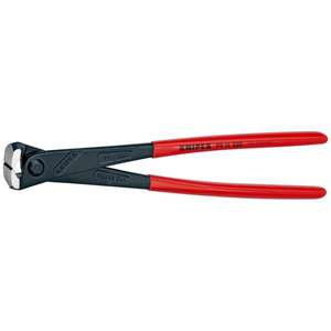 KNIPEX - 99 11 300 Pinza de hormigón de alto apalancamiento Transmisión de palanca alta negro atramentizado, cabeza pulida, manijas de plástico C - Product Image 1