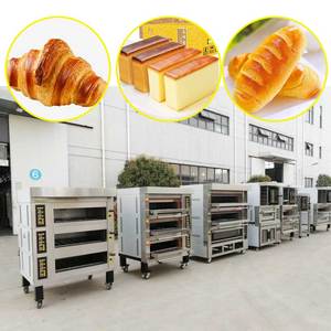 Hoogwaardige elektrische bakkerijapparatuur Nieuwe industriële deckoven voor brood, koekjes en pizza bakken 380V met één jaar garantie - Product Image 2