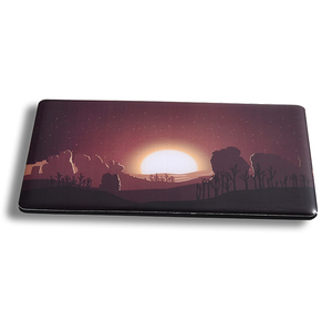 Customized Rectangle UV Printed PU Leather Souvenir Fridge Magnet - Product Image 6