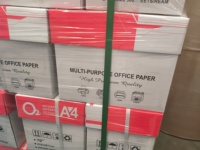 Papier copie O2 A4 en gros de l'usine QIYIN, 500 feuilles/rame, 5 rames par boîte, papier de bureau