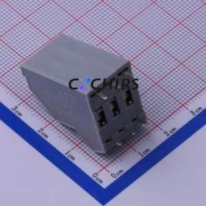 KFM736-5.0-2X3P Spring Terminal Block Through hole Component (THT),P=5mm Connector 5mm 6P 3 17A - Product Image 2
